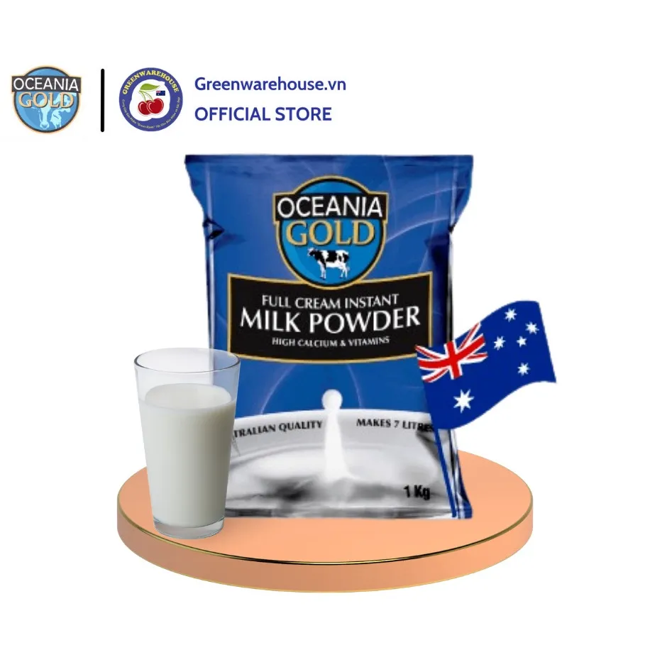 Ảnh Sữa Bột Của Úc Oceania Gold Nhập Khẩu Nguyên Bịch Từ Úc Bịch 1KG 3