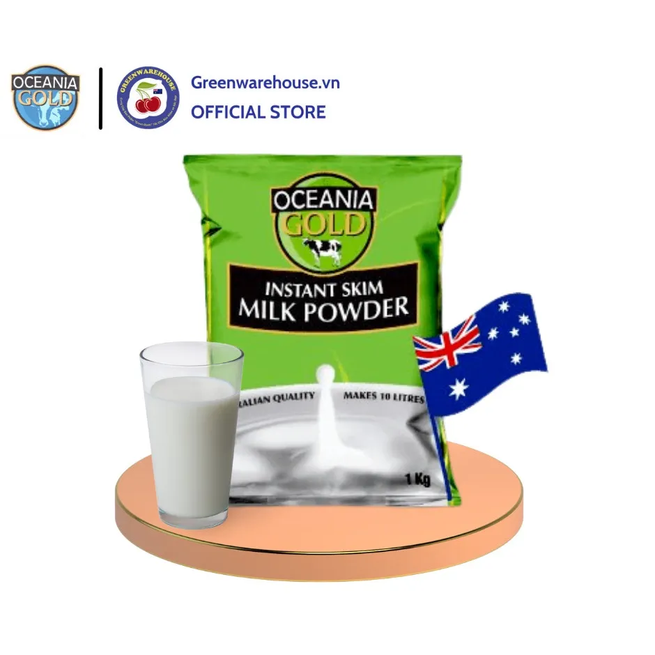 Ảnh Sữa Bột Của Úc Oceania Gold Nhập Khẩu Nguyên Bịch Từ Úc Bịch 1KG 4
