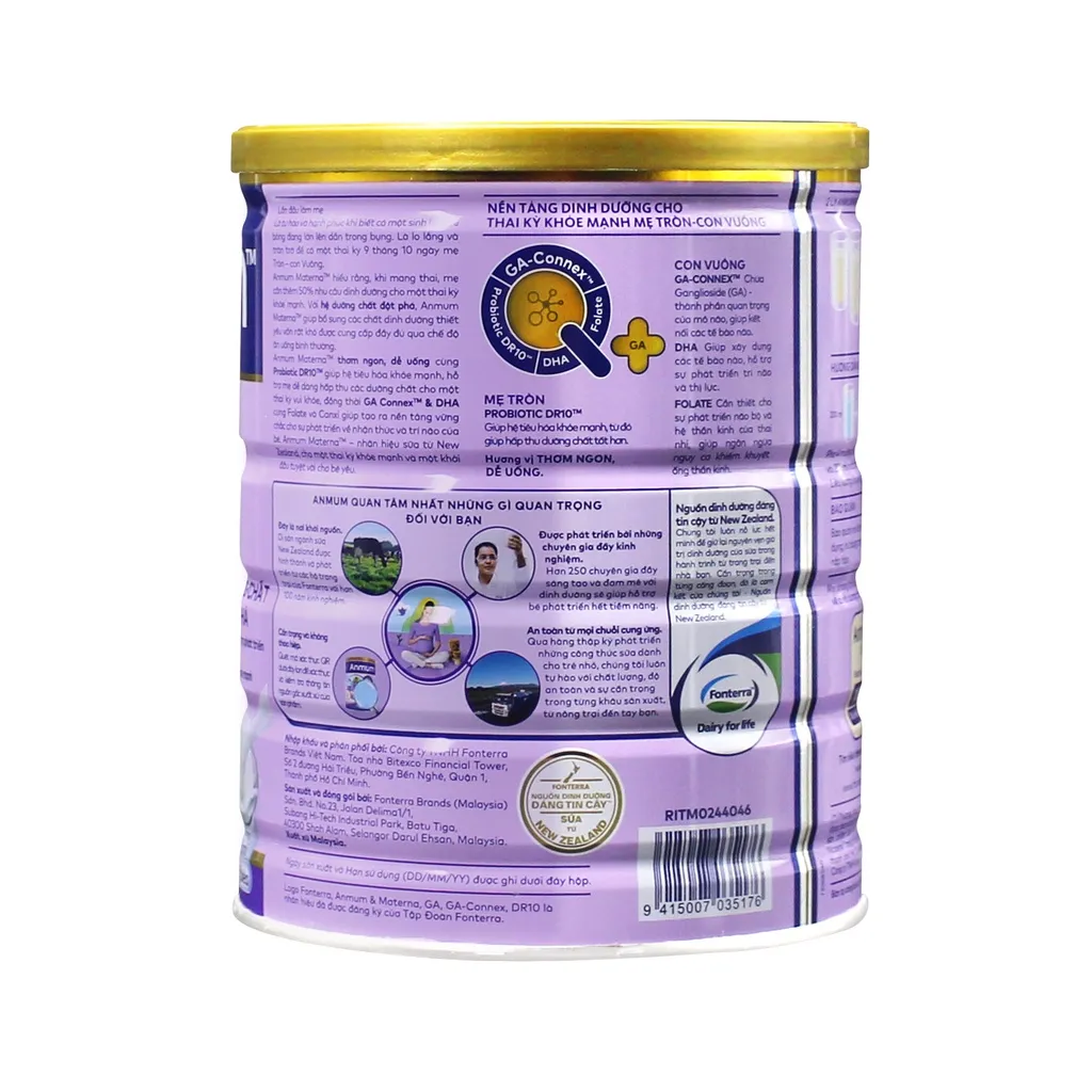 Ảnh Sữa Bột Dành Cho Mẹ Bầu Anmum Materna Hương Vanilla 800g 3