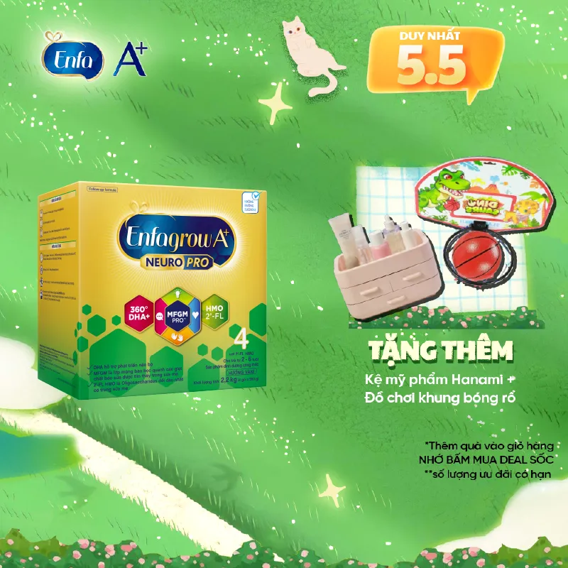 Ảnh Sữa Bột Enfagrow A+ Neuropro 4 - FL HMO Vị Nhạt Dễ Uống -2.2kg/hộp 1