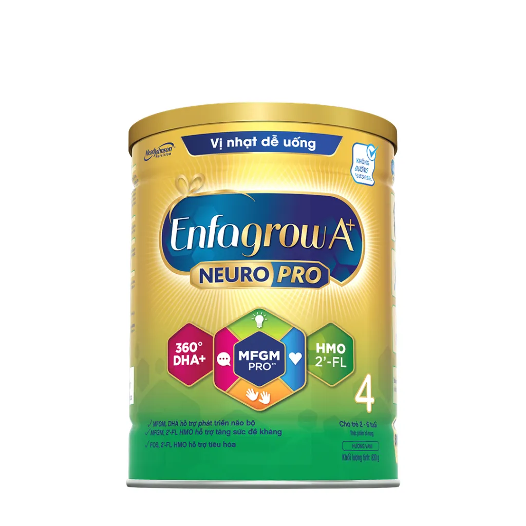 Ảnh Sữa Bột Enfagrow A+ Neuropro 4 Với 2’FL HMO Vị nhạt dễ uống – 830g 2