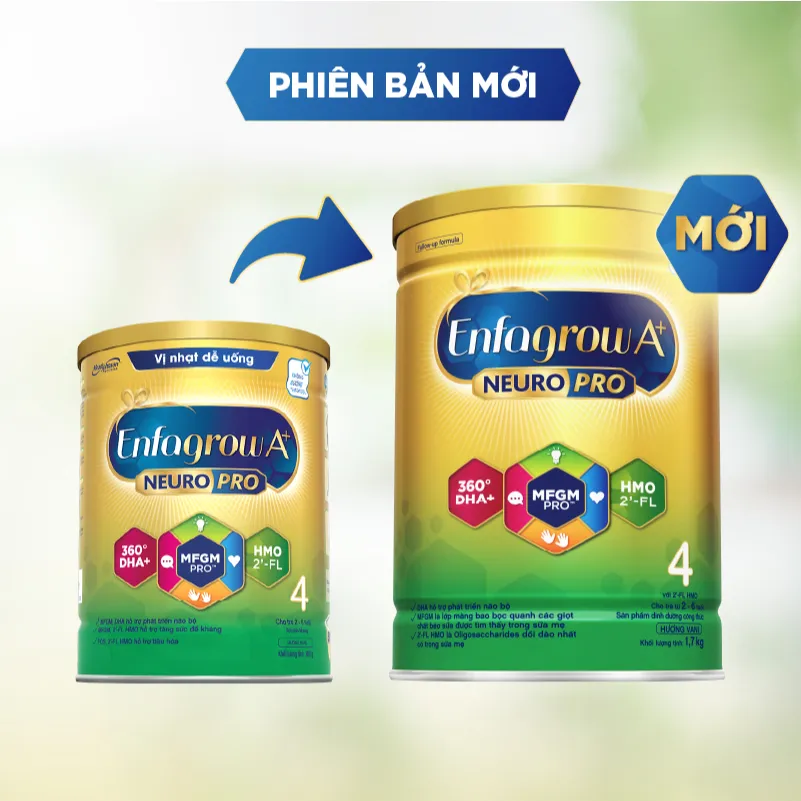 Ảnh Sữa Bột Enfagrow A+ Neuropro 4 Với 2’FL HMO Vị nhạt dễ uống – 830g 4