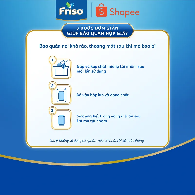 Ảnh Sữa Bột Friso Gold 4 Hộp Giấy 2kg 3