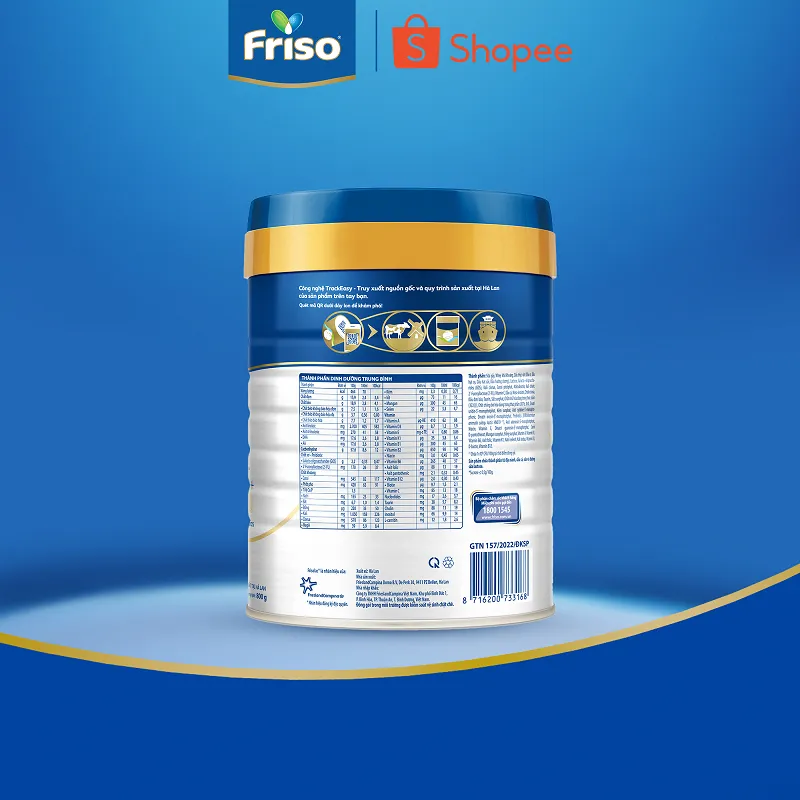 Ảnh Sữa Bột Frisolac Gold Pro 3 800g 2