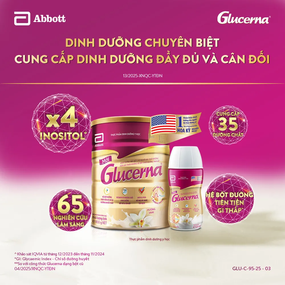 Ảnh Sữa bột Glucerna hương Lúa Mạch 800g dành cho người bị tiểu đường 3