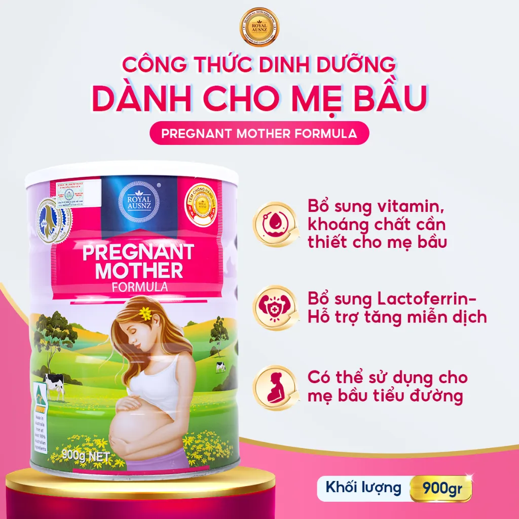 Ảnh Sữa Bột Hoàng Gia Pregnant Mother Formula Dành Cho Phụ Nữ Mang Thai Royal AUSNZ 900g 1
