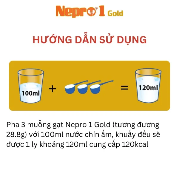 Ảnh Sữa bột Nepro 1 Gold 400g (cho người tiểu đường) - VitaDairy 3
