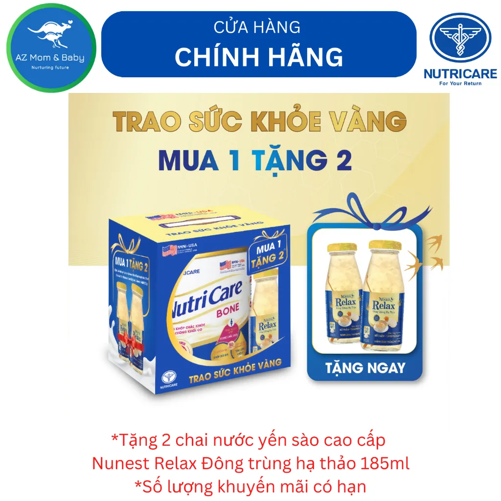Ảnh Sữa bột Nutricare Bone Mới phòng loãng xương cải thiện xương khớp (850g) 1