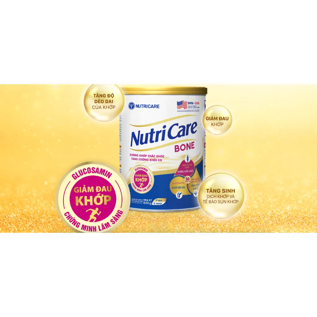 Ảnh Sữa bột Nutricare Bone Mới phòng loãng xương cải thiện xương khớp (850g) 4