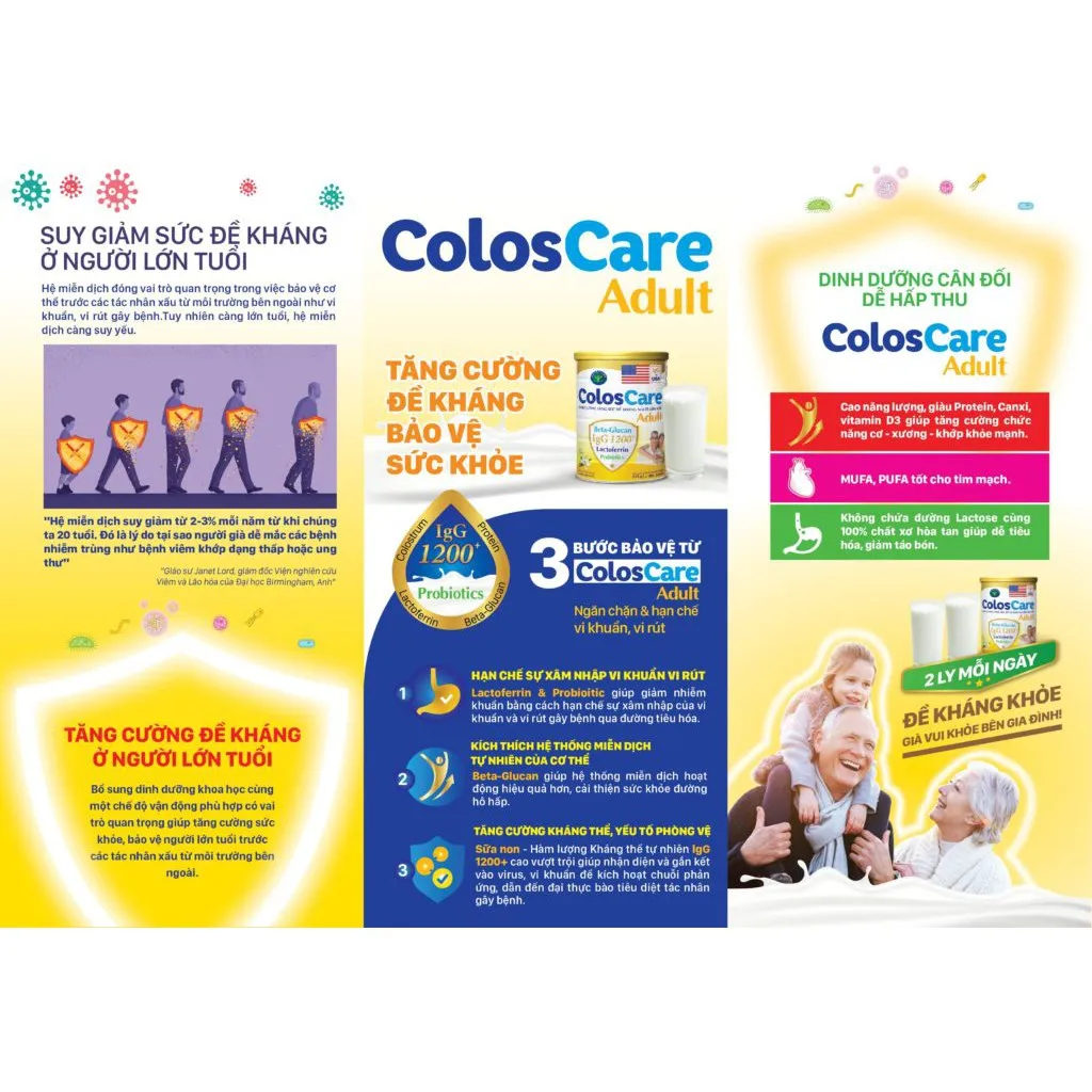 Ảnh Sữa bột Nutricare ColosCare Adult 800g 4