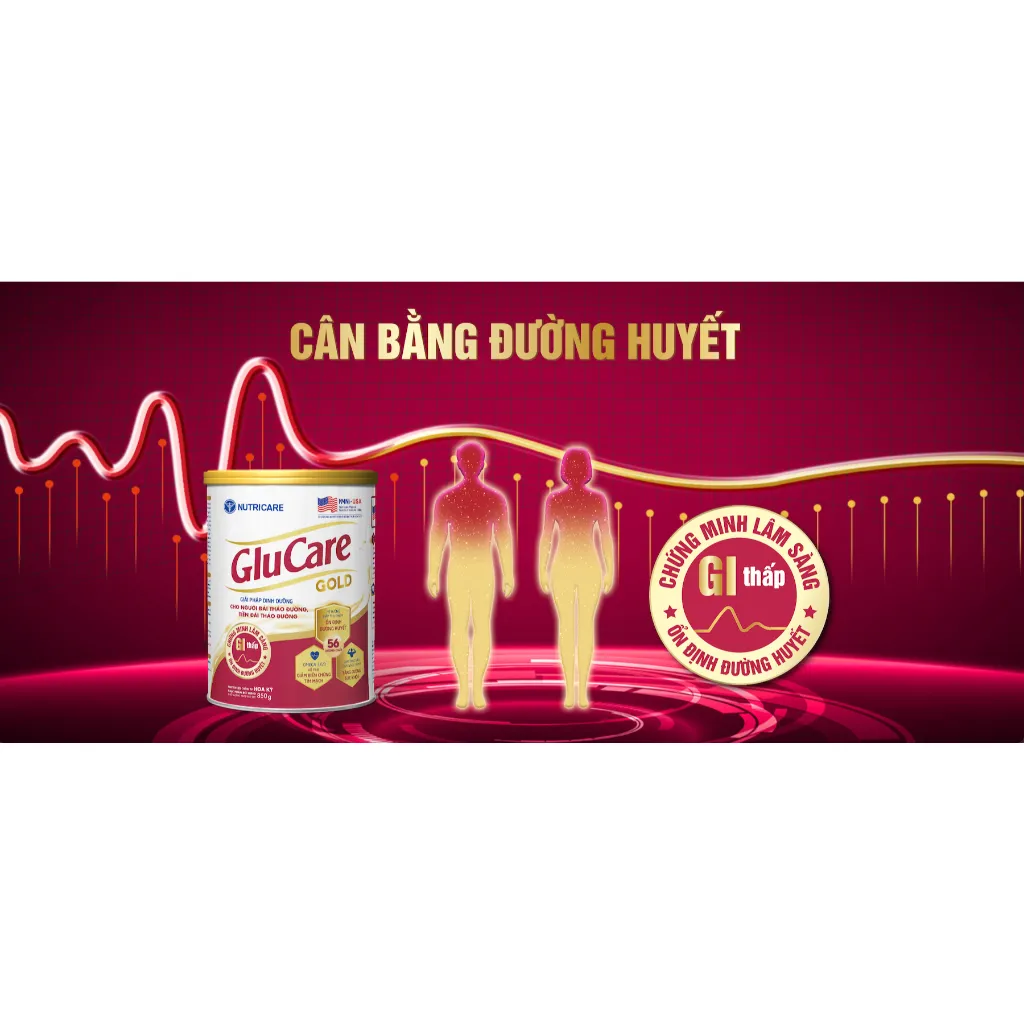 Ảnh Sữa bột Nutricare Glucare Gold dinh dưỡng cho người tiểu đường (mẫu mới 850g) 3