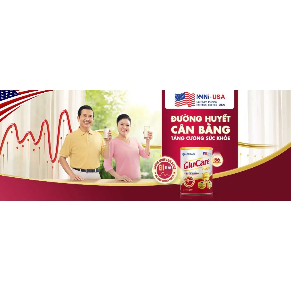 Ảnh Sữa bột Nutricare Glucare Gold dinh dưỡng cho người tiểu đường (mẫu mới 850g) 4