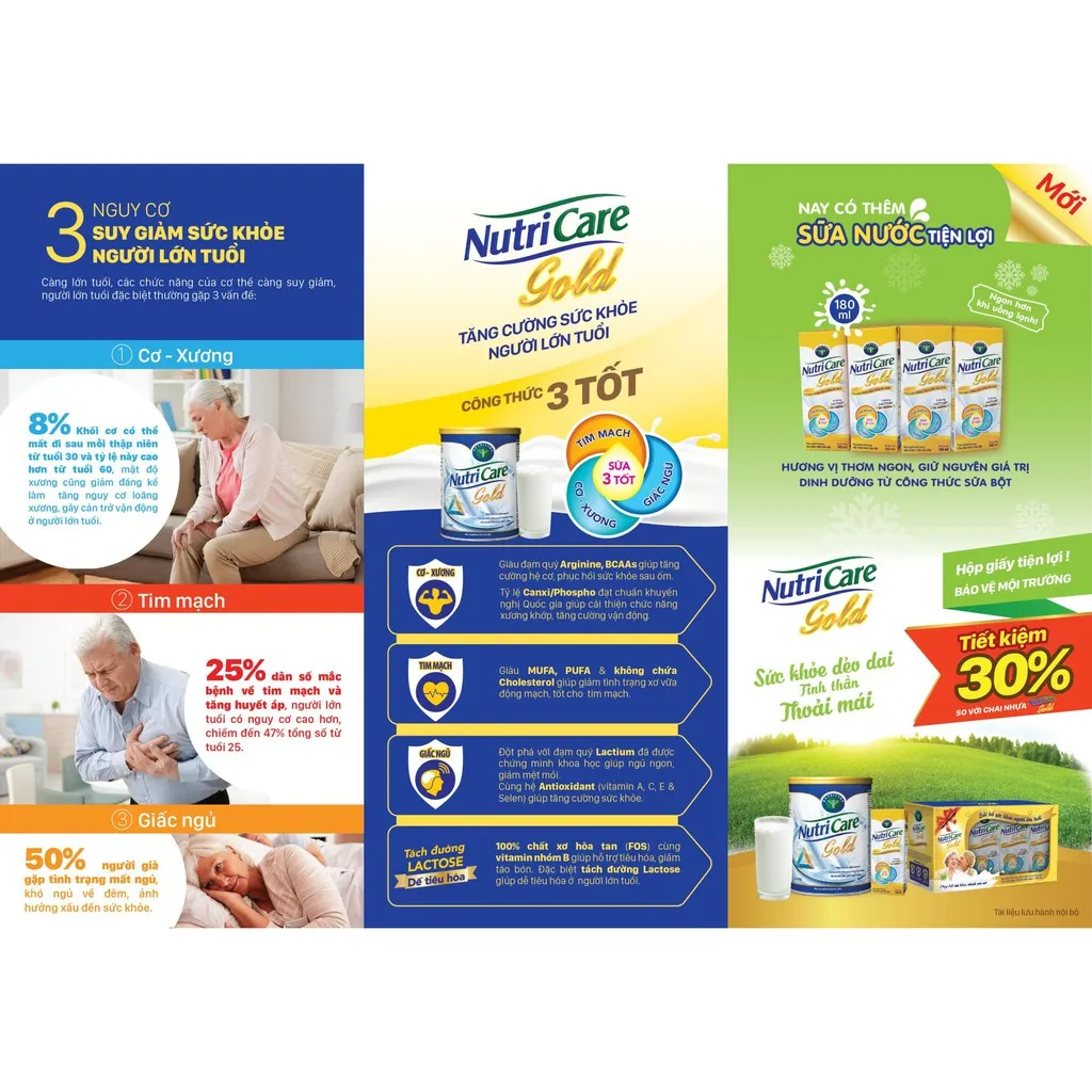Ảnh Sữa bột Nutricare Gold Mới phục hồi bồi bổ cơ thể (850g) 4