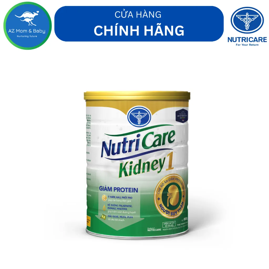 Ảnh Sữa bột Nutricare Kidney 1 - dinh dưỡng cho người suy thận, tiền chạy thận nhân tạo (900g) 1