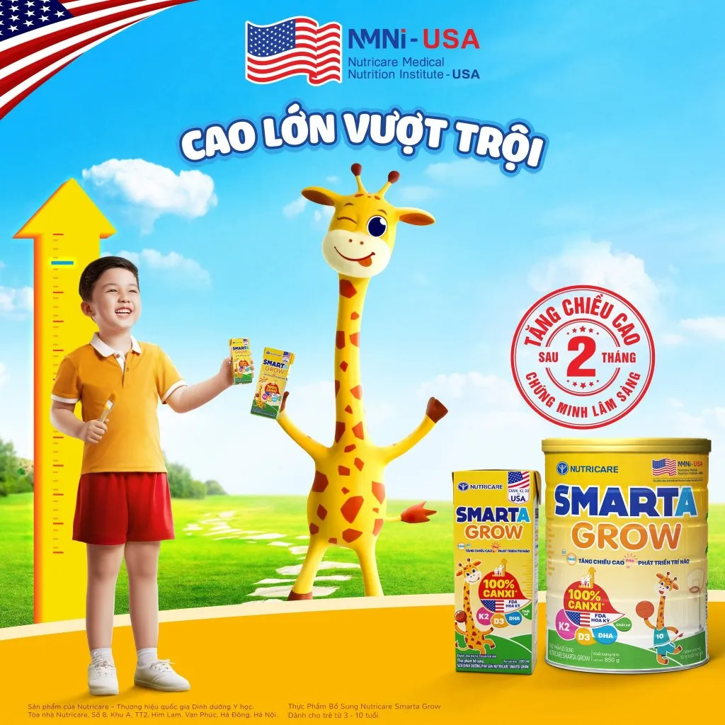 Ảnh Sữa bột Nutricare Smarta GROW 850g 2