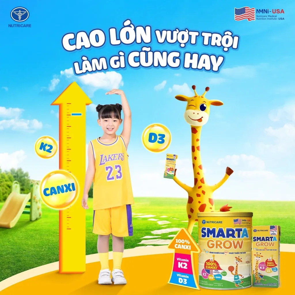 Ảnh Sữa bột Nutricare Smarta GROW 850g 3