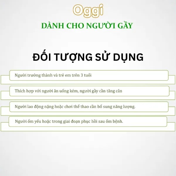 Ảnh Sữa bột OGGI 900g cho người gầy - VitaDairy 2