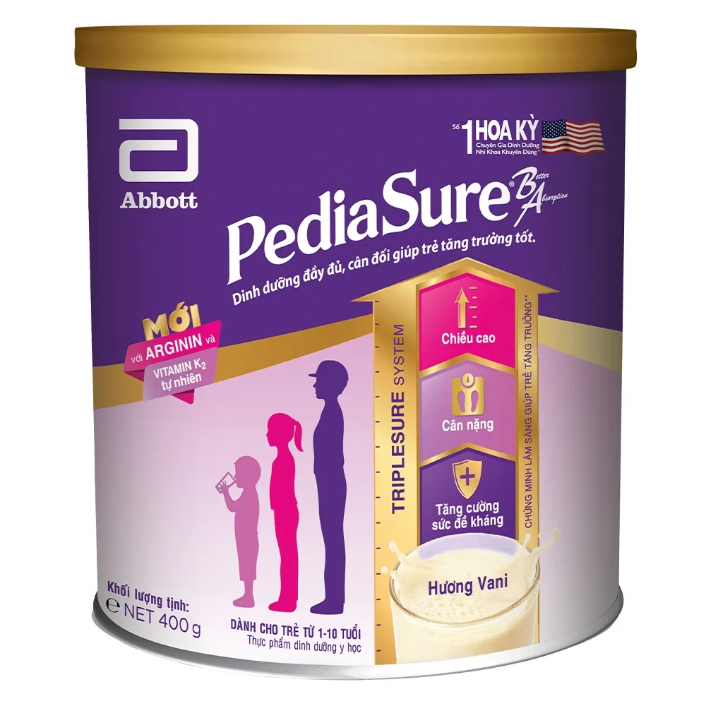 Ảnh Sữa bột Pediasure 400g/380g hương vani 1