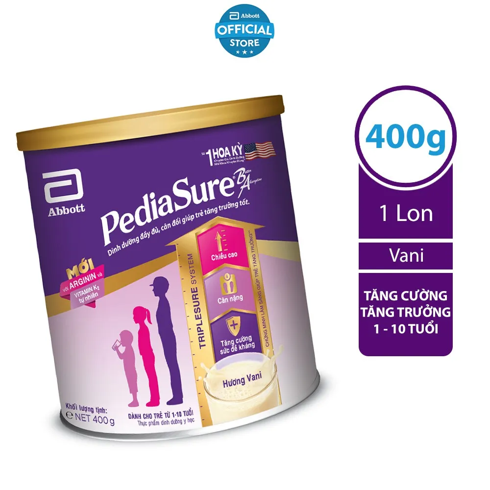 Ảnh Sữa bột Pediasure 400g/380g hương vani 4