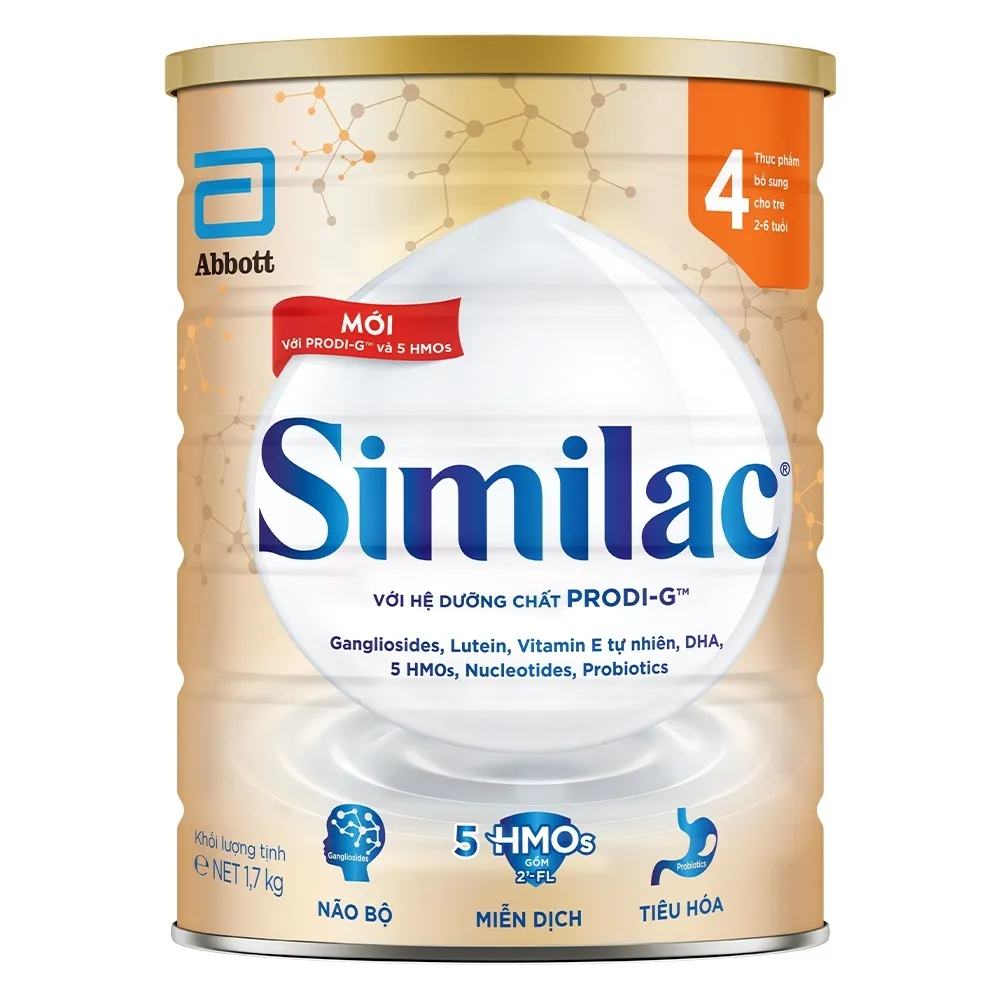 Ảnh Sữa bột Similac 4 1.7kg/lon Dinh Dưỡng 5G Mới 1