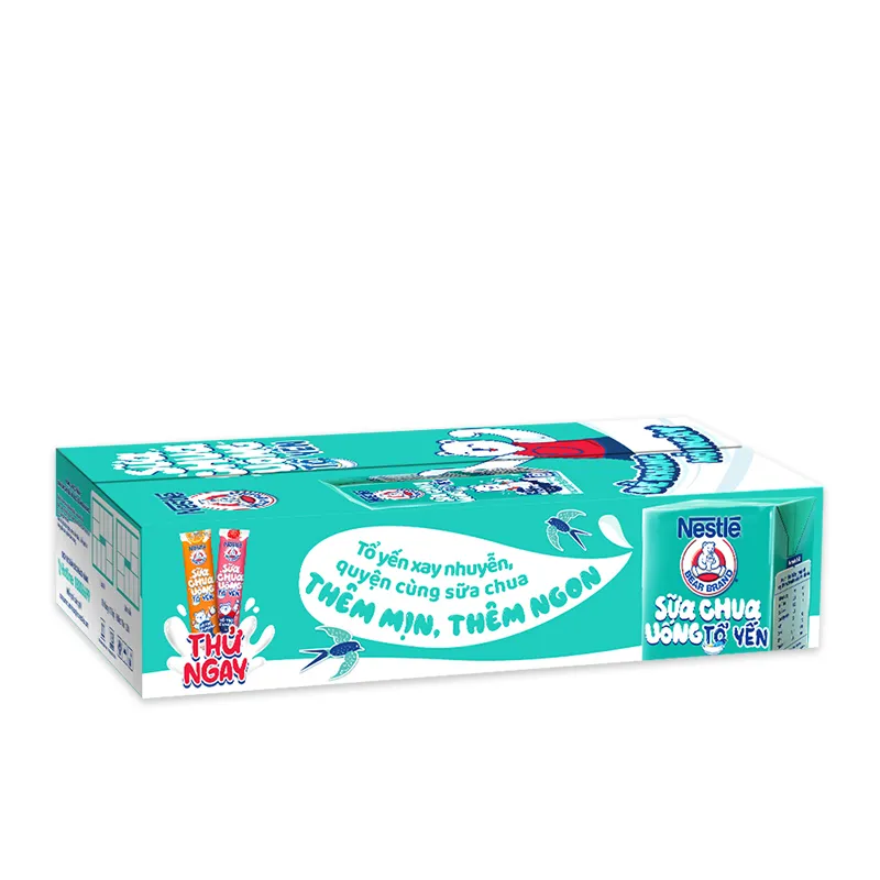 Ảnh Sữa chua tổ yến Nestlé® Yogu Gấu (thùng 48 hộp x 110ml) 1
