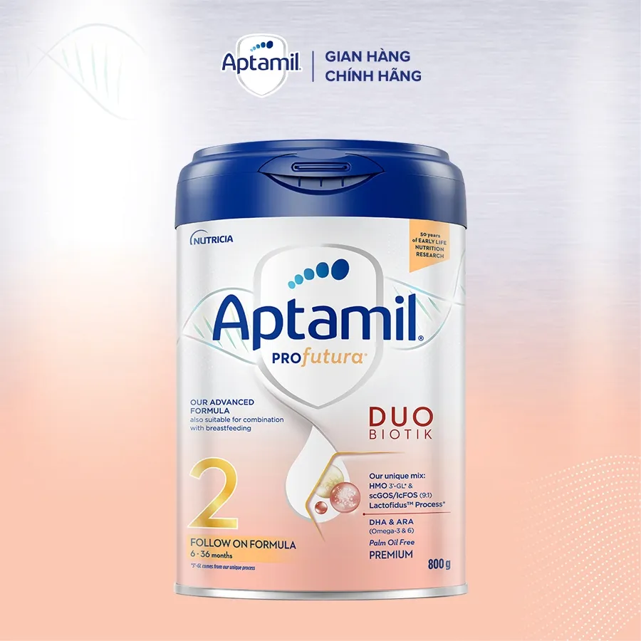Ảnh Sữa Công Thức Aptamil Profutura Duobiotik 2 Dành Cho Trẻ Từ 6-36 Tháng Tuổi (800g) 3