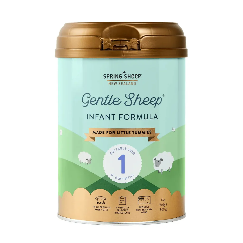 Ảnh Sữa Công Thức Cừu Nguyên Kem Đạm A2 Spring Sheep Số 1 (800g) Dành Cho Bé Từ 0 - 6 Tháng Tuổi 1