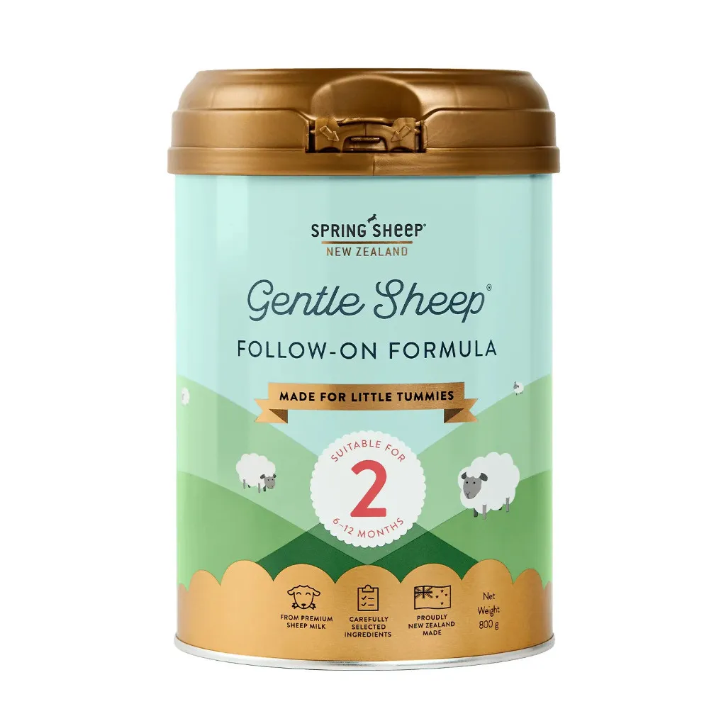 Ảnh Sữa Công Thức Cừu Nguyên Kem Đạm A2 Spring Sheep Số 2 (800g) Dành Cho Bé Từ 6 - 12 Tháng Tuổi 1