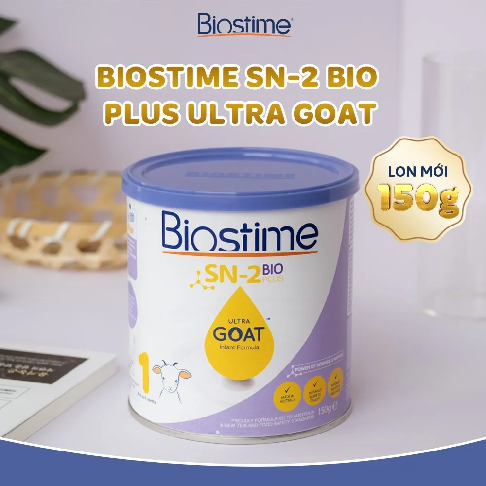 Ảnh Sữa Dê Biostime Ultra Goat Số 1, cải thiện tiêu hóa tăng cường hấp thu cho bé 150g 2