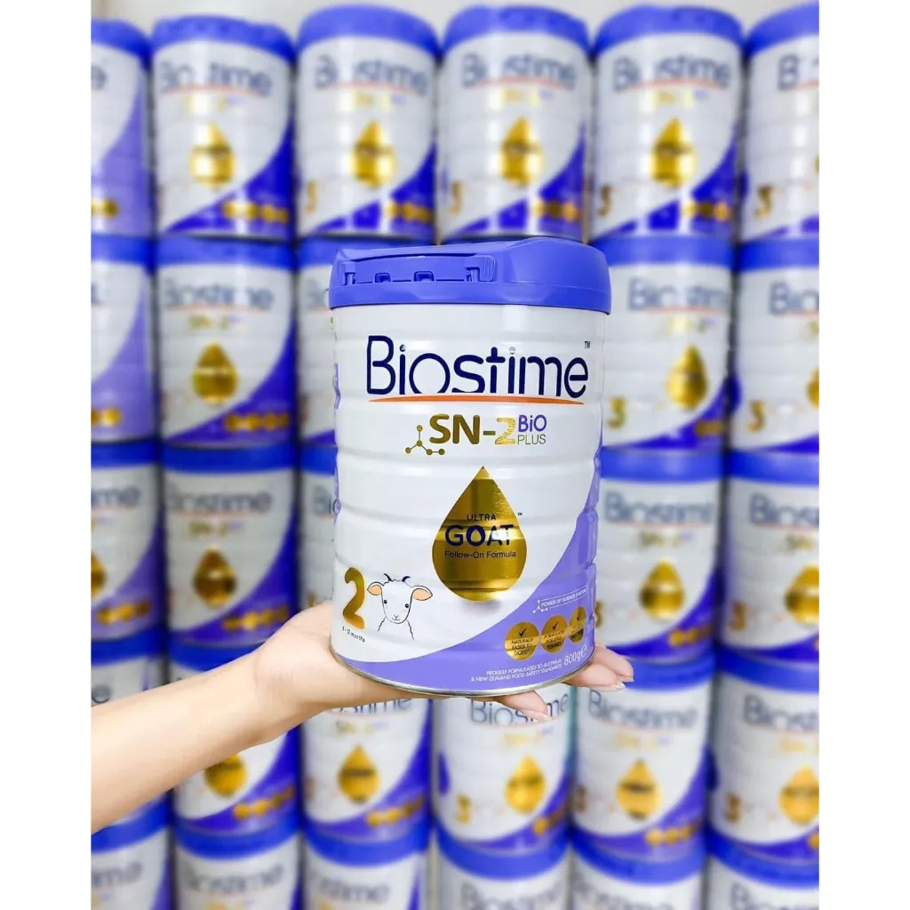 Ảnh Sữa Dê Tăng Khả Năng Hấp Thu Biostime Ultra Goat Số 2 -  Cân Bằng Hệ Tiêu Hóa Cho Trẻ Từ 6-12 Tháng Tuổi Lon 800g 4