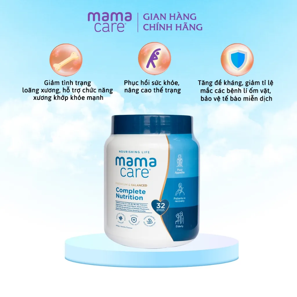 Ảnh Sữa Dinh Dưỡng Mama Care Complete Nutrition - Sữa Bột Bổ Sung 32 Loại Vitamin Và Khoáng Chất 2