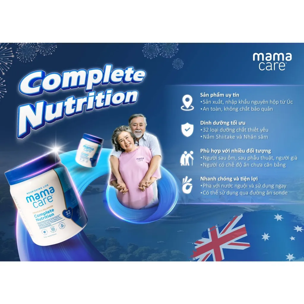 Ảnh Sữa Dinh Dưỡng Mama Care Complete Nutrition - Sữa Bột Bổ Sung 32 Loại Vitamin Và Khoáng Chất 4