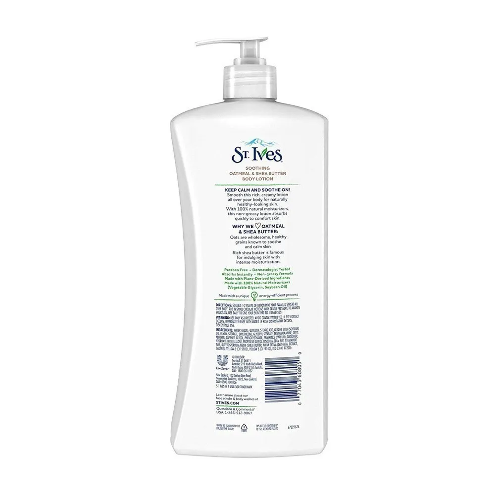 Ảnh Sữa dưỡng thể St.Ives Yến Mạch và Bơ 621ml 3