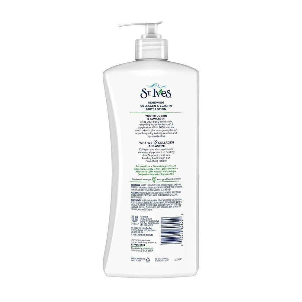 Ảnh Sữa dưỡng thể toàn thân trẻ hóa da St.Ives Collagen 621ml 3