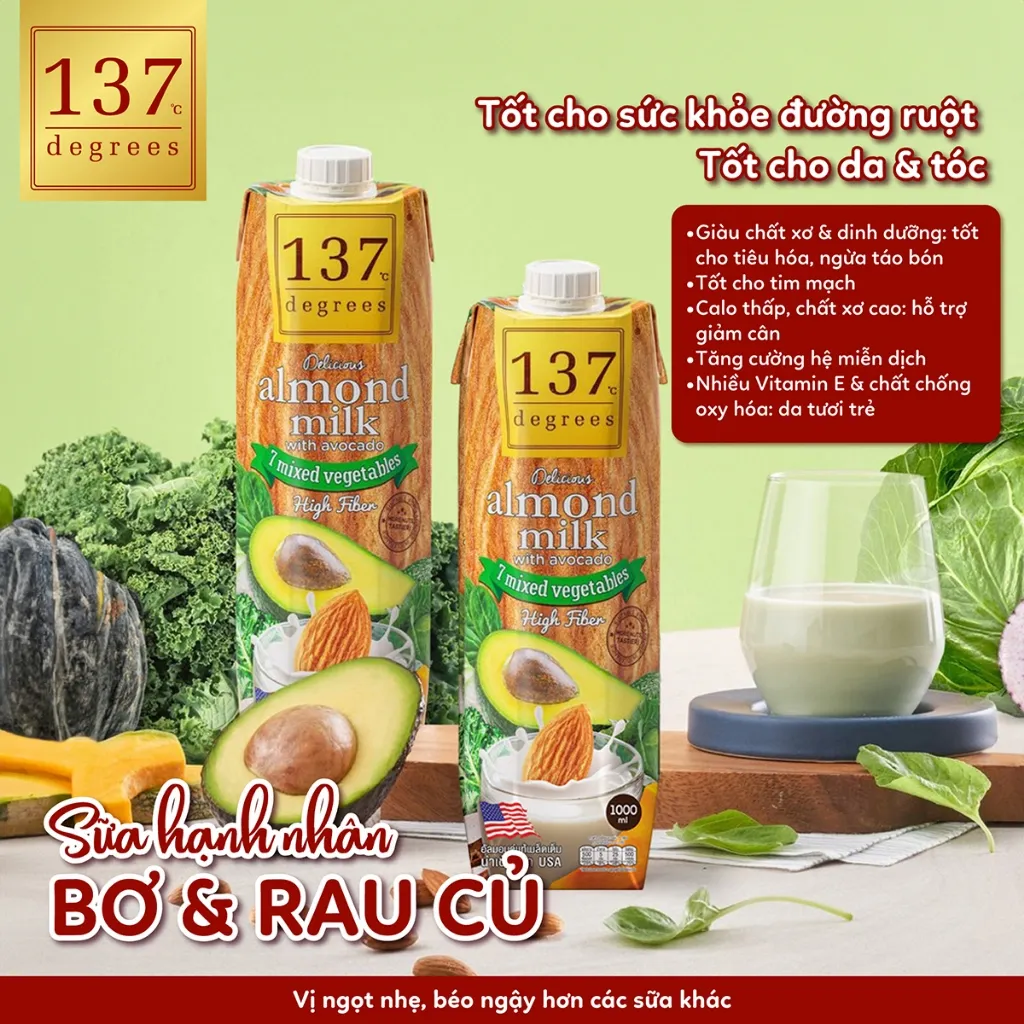 Ảnh Sữa Hạt 137 Degrees 1L Thái Lan Healthy Dinh Dưỡng Thơm Ngon Chính Hãng Thái Lan 3