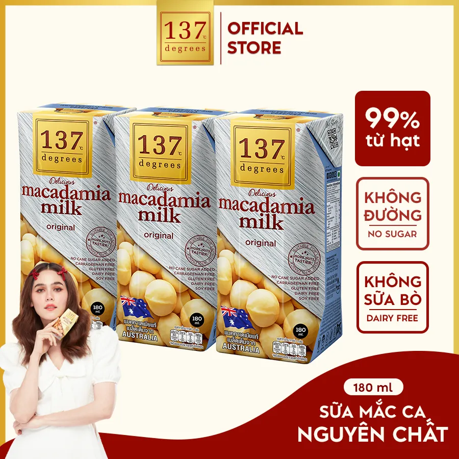 Ảnh Sữa Hạt 137 Degrees Thái Lan Healthy Dinh Dưỡng Nhiều Vị Lựa Chọn 3