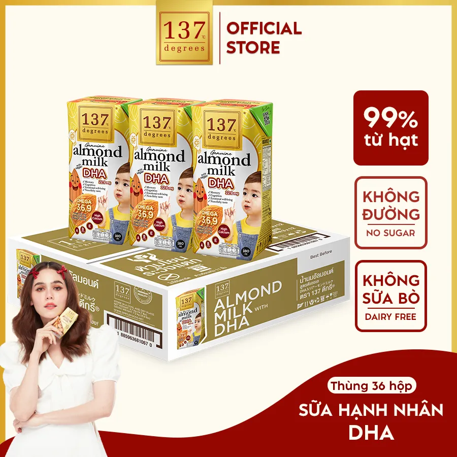 Ảnh Sữa Hạt Nguyên Chất 137 Degrees 180ML Dinh Dưỡng Nhập Khẩu Thái Lan Healthy 4
