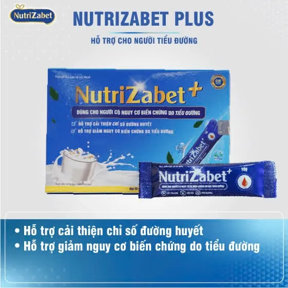 Ảnh Sữa Hạt NutriZabet+ Hỗ Trợ Dinh Dưỡng Cho Người Quan Tâm Đến Đường Huyết (Hộp 30 Gói) 1