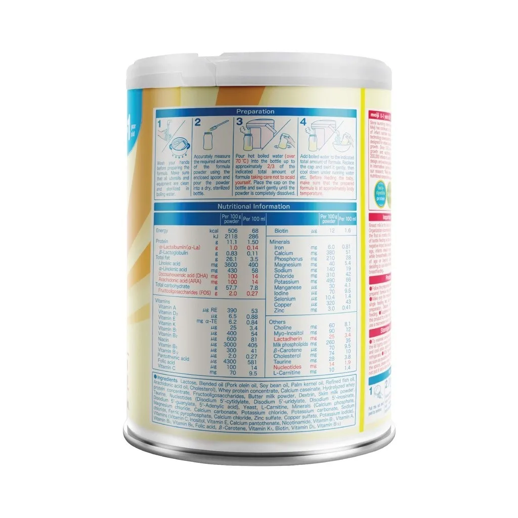 Ảnh Sữa Meiji Infant Formula cho bé từ 0-12 tháng 800g 4