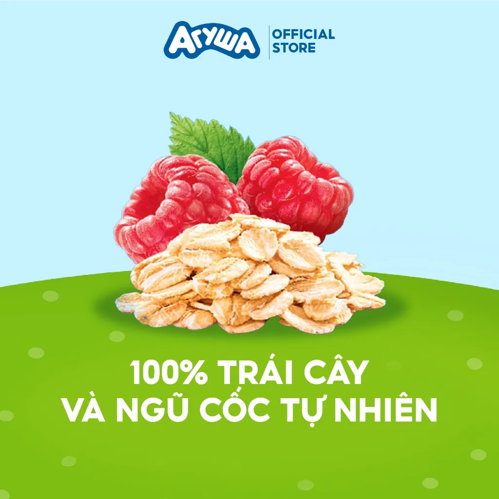 Ảnh Sữa ngày ăn dặm tăng cân giúp bé phát triển trí não và thị giác yến mạch vị mâm xôi Agusha 200ml 1