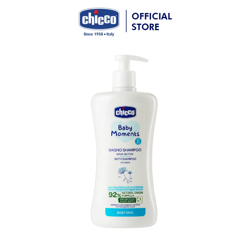 Ảnh Sữa tắm gội chiết xuất Hoa cúc 0M+ Chicco 500ml 1
