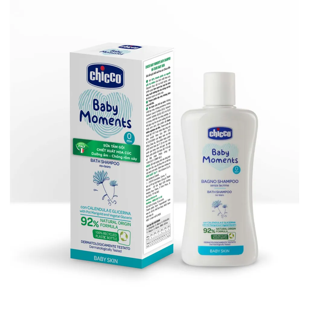 Ảnh Sữa tắm gội chiết xuất Hoa cúc 0M+ Chicco 500ml 4