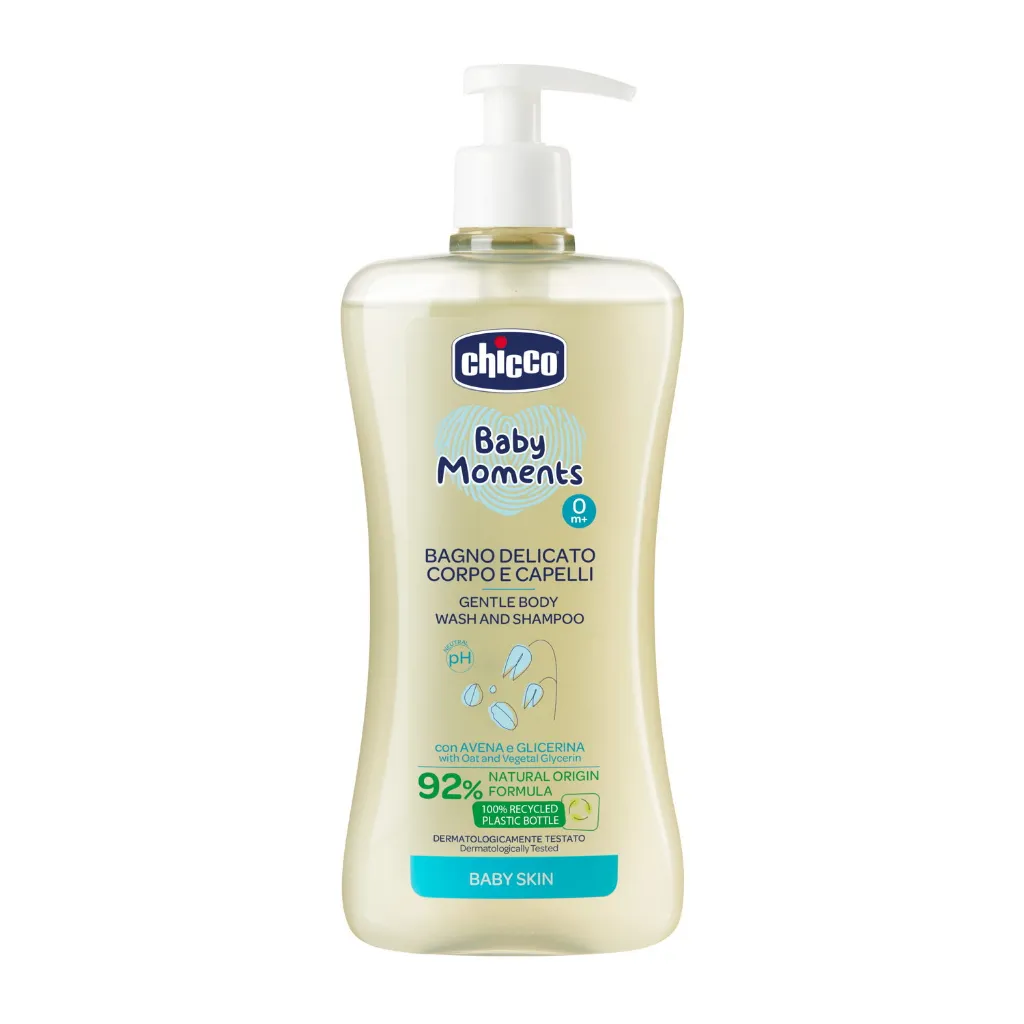 Ảnh Sữa tắm gội chiết xuất Yến mạch Chicco 0M+ 500ml 2