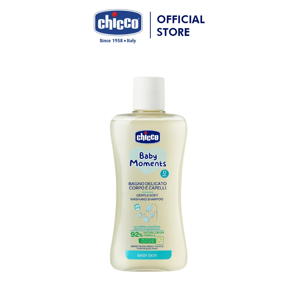 Ảnh Sữa tắm gội chiết xuất Yến mạch Chicco 0M+ 200ml/500ml 3