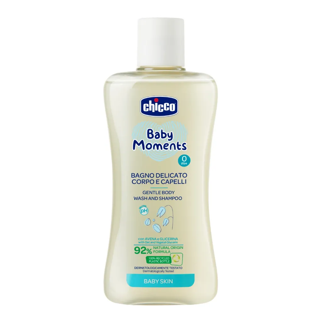 Ảnh Sữa tắm gội chiết xuất Yến mạch Chicco 0M+ 200ml/500ml 4