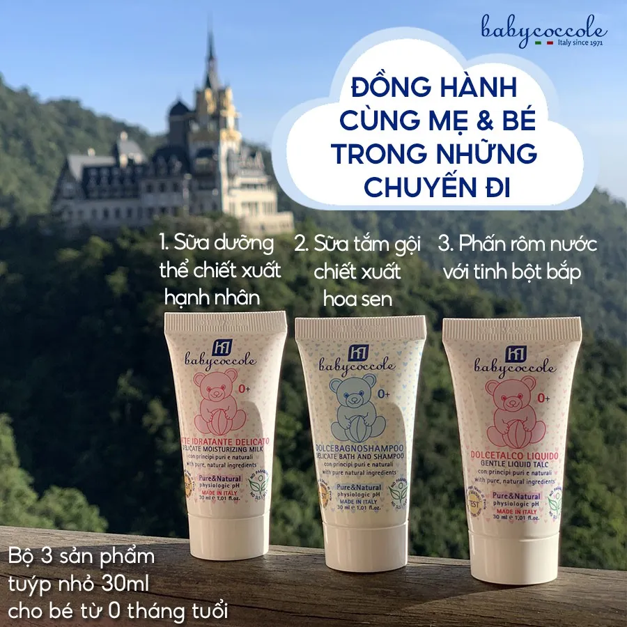 Ảnh Sữa tắm gội cho bé Babycoccole 0M+ an toàn cho trẻ sơ sinh & em bé chiết xuất hoa sen 30ml 2