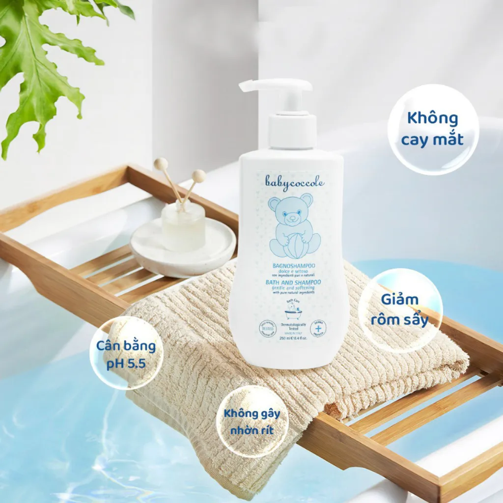 Ảnh Sữa tắm gội cho bé Babycoccole 0M+ an toàn cho trẻ sơ sinh & em bé 30ml/250ml/400ml 1