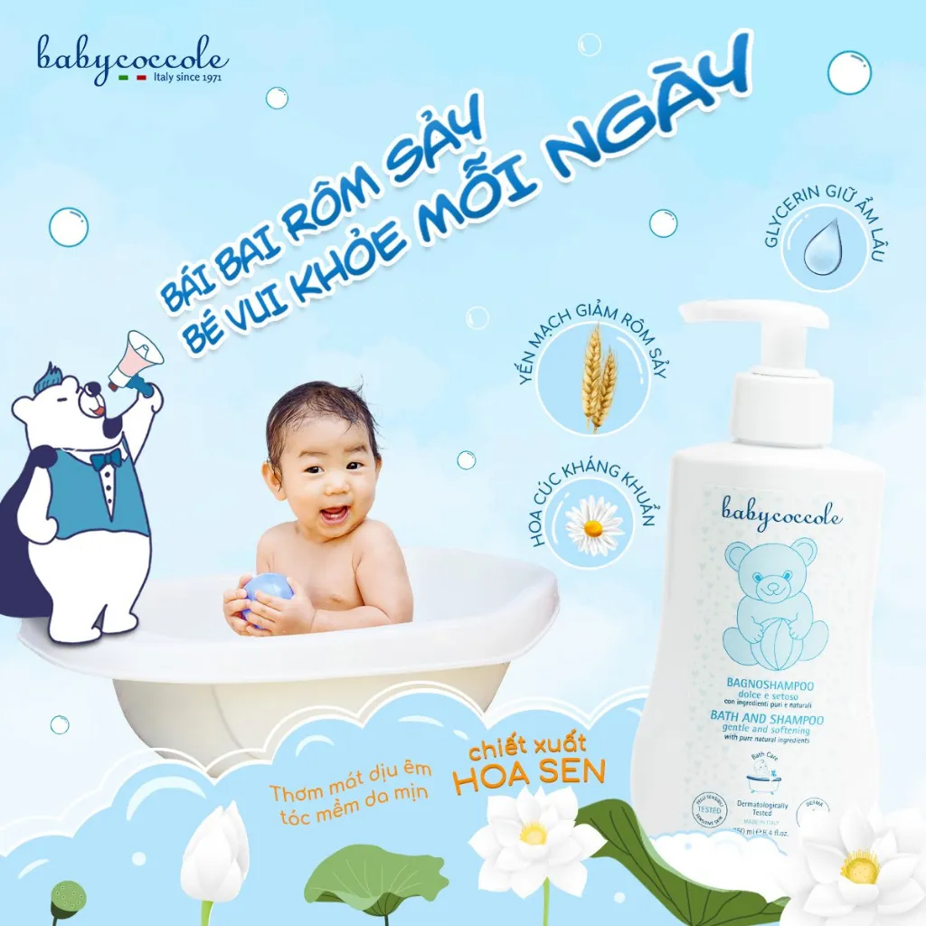 Ảnh Sữa tắm gội cho bé Babycoccole 0M+ an toàn cho trẻ sơ sinh & em bé 30ml/250ml/400ml 2