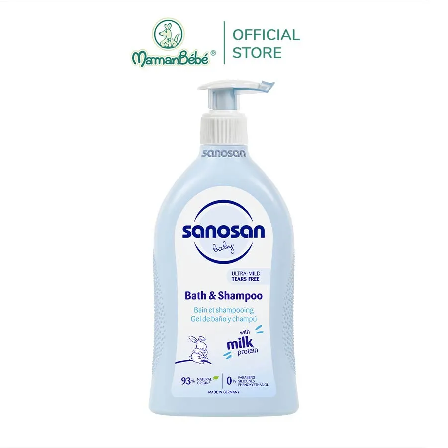 Ảnh Sữa tắm gội Sanosan Baby với protein sữa thủy phân 0M+ 500ml 1