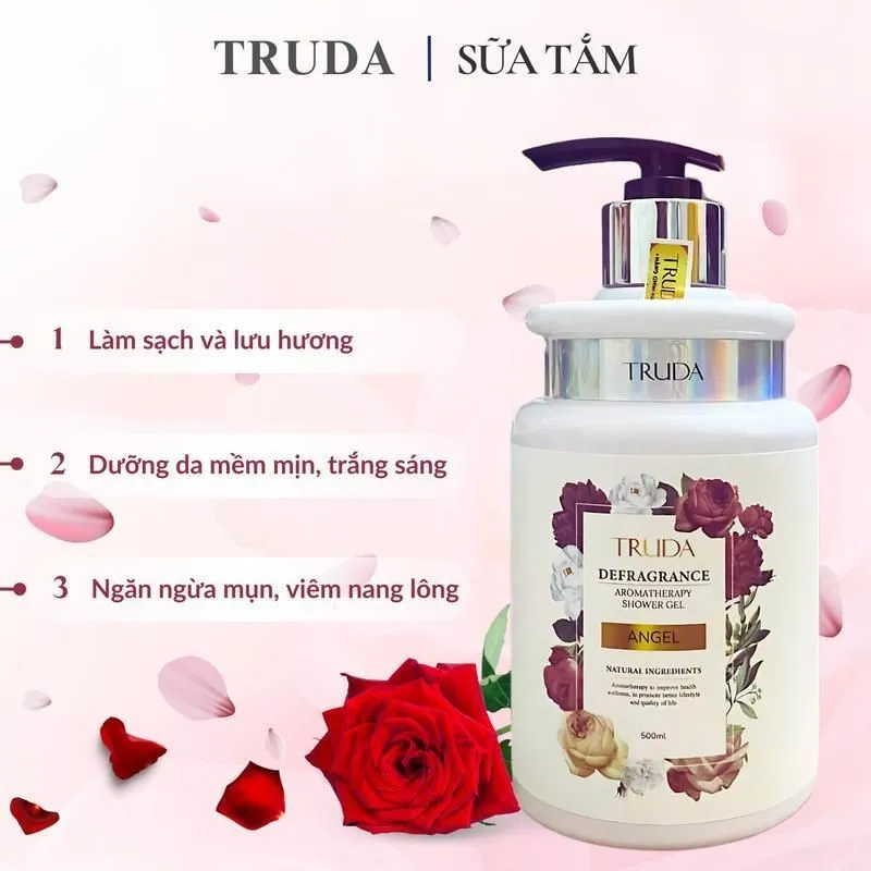 Ảnh Sữa tắm Hương Hoa Hồng Lưu Hương, Dưỡng Ẩm, Làm Nền Da Dưỡng Trắng, Ngăn Ngừa Mụn, Lành Tính Không Kích Ứng 2